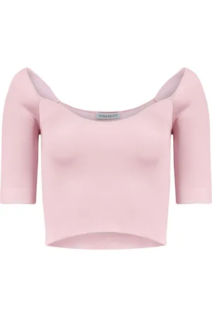 Nina Ricci Sweetheart neck knit top