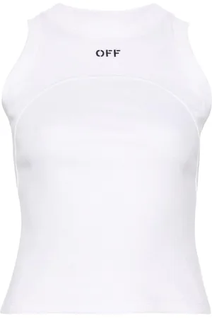 Off-White logo-underband Crop Top - Farfetch
