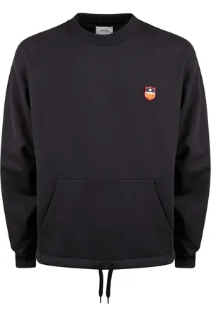 Bally Logo-patch drawstring sweatshirt
