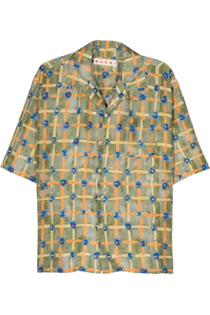 Marni Graphic-print silk shirt