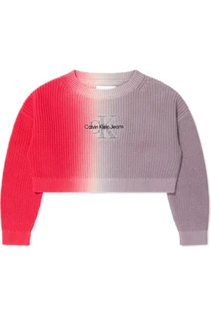 Calvin Klein Gradient-effect organic cotton jumper