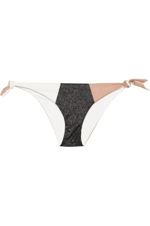 Twin-Set Colour-block thong bikini bottoms