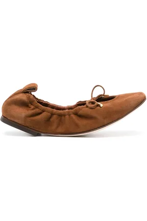 Scarosso Margot suede ballerina shoes