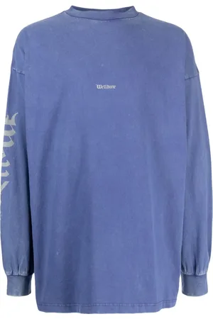We11 Done Logo-print long-sleeve T-shirt