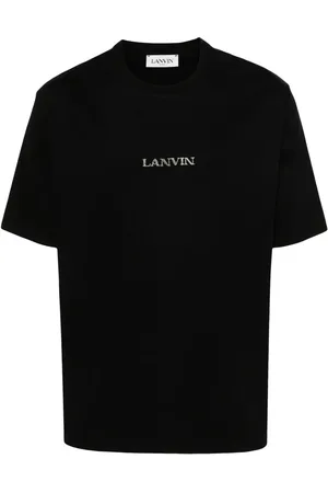 Lanvin Logo-embroidered cotton T-shirt