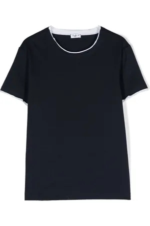 Il gufo Raw-cut cotton T-shirt