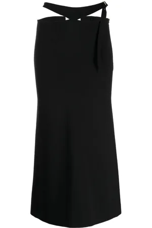 The Attico Cut-out midi skirt