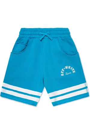 OFF-WHITE Logo-print jersey shorts