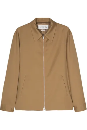 Lanvin Appliqu?? logo wool jacket