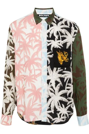 Palm Angels Palm-tree print shirt