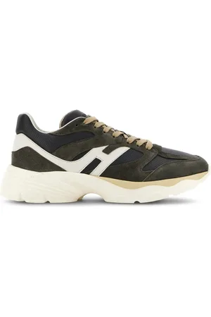 Hogan Panelled suede sneakers