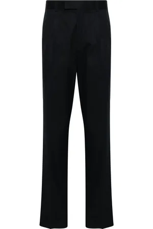 Ermenegildo Zegna Mid-rise pleated chino trousers