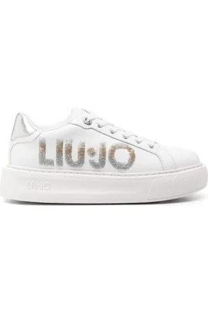 Liu Jo Kylie sequined-logo sneakers