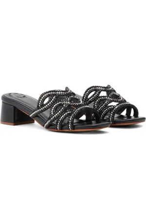 Nícoli Embellished slip-on leather sandals