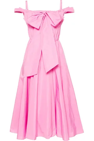 Patou Bow-detail cocktail midi dress