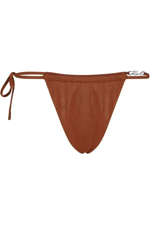 Karl Lagerfeld Signature string bikini bottoms