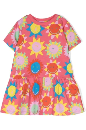 Stella McCartney Kids Smiley floral-print Cotton Leggings - Farfetch