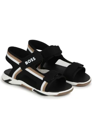 BOSS by HUGO BOSS Darrel Leather Slide in Brown for Men | Lyst