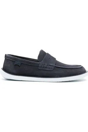 Camper Wagon suede penny loafers