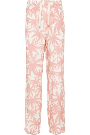 Palm Angels Palms-print wide-leg trousers