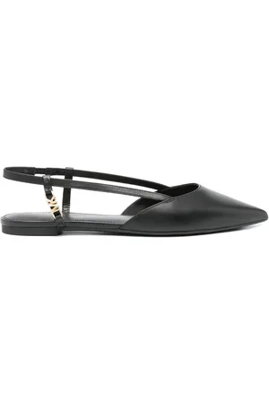 Michael Kors Logo-plaque leather pumps