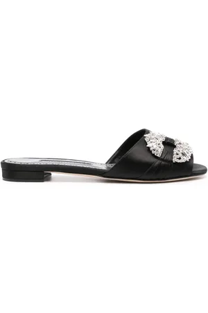 Manolo Blahnik Pralina satin sandals