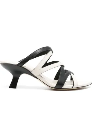 vic matiè 60mm leather mules