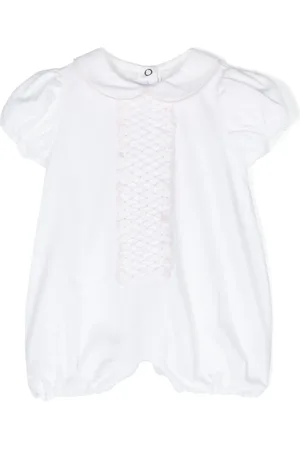 SIOLA Smocked-detail romper