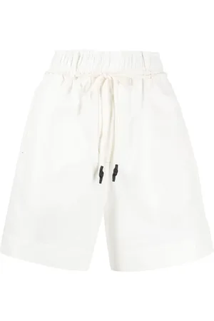 Lee Mathews Drawstring high-waisted shorts