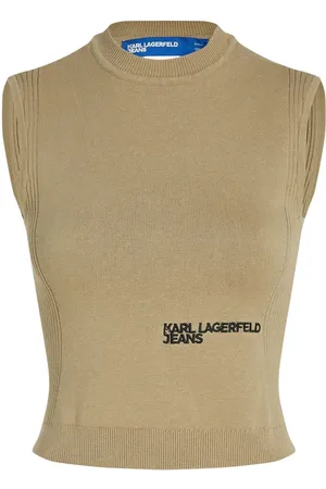 Karl Lagerfeld Open back-tie Longline Shirt - Farfetch
