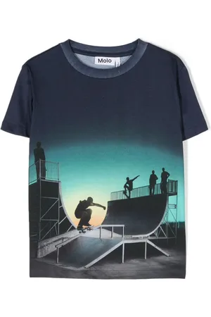 Molo Graphic-print organic cotton T-shirt