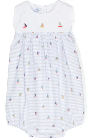 SIOLA Embroidered-motif romper
