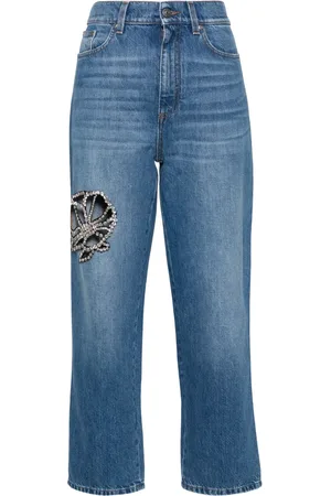Stella McCartney Crystal-embellished jeans