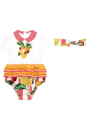 Dolce & Gabbana Graphic-print bodysuit and headband