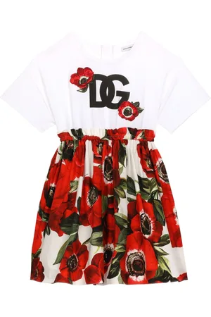 Dolce & Gabbana Floral-print cotton dress