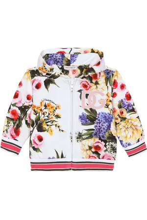 Dolce & Gabbana Floral-print hooded jacket
