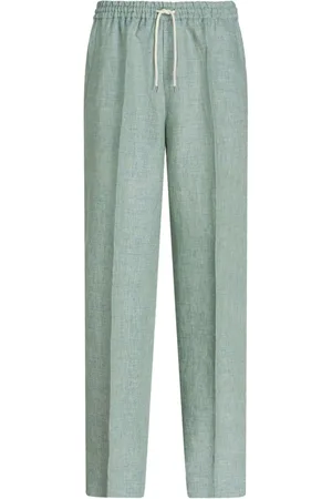 Etro Straight-leg linen trousers