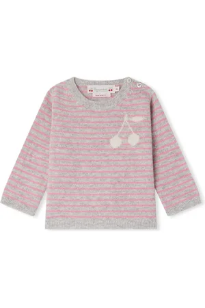 BONPOINT Celly striped cashmere jumper