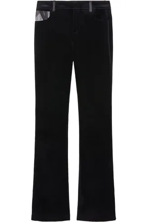 Puccini Marmo-print straight-leg jeans