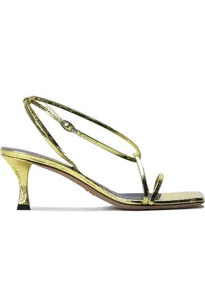 Proenza Schouler 60mm metallic-leather sandals