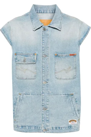 MARTINE ROSE Blewas denim gilet