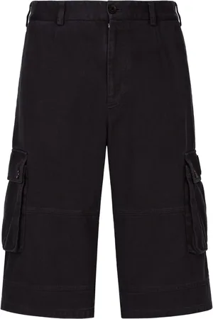 Dolce & Gabbana Logo-appliqu?? cotton cargo shorts