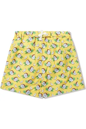 Rachel Riley Coconut-print swim shorts