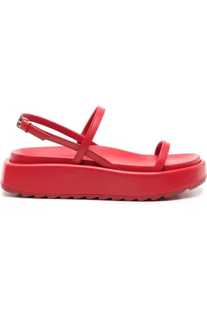 Plan C Chunky-sole leather sandals