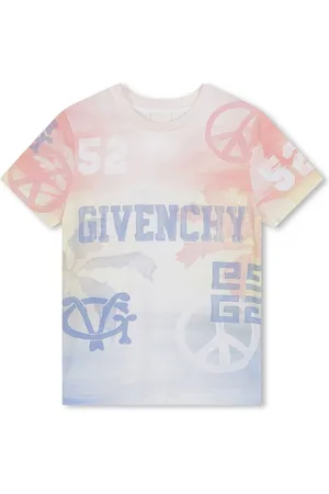Kids Pink Printed T-Shirt by Givenchy