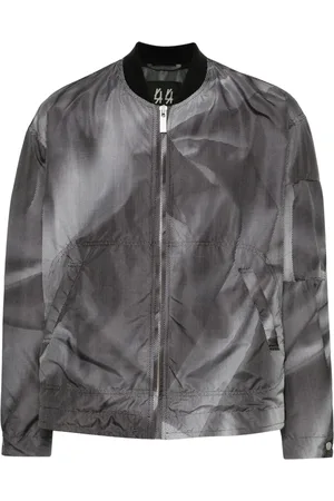 44 Label Group Crinkle graphic-print bomber jacket