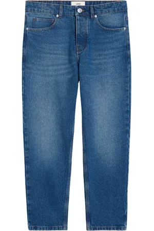 Ami Low-rise straight-leg jeans