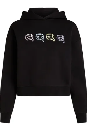 Karl Lagerfeld Ikon Outline organic-cotton hoodie