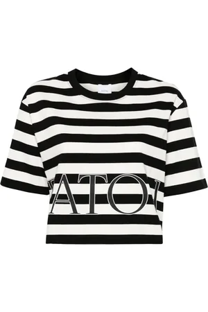 Patou Striped organic-cotton T-shirt