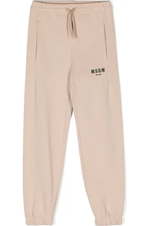 Msgm Logo-print jersey track pants